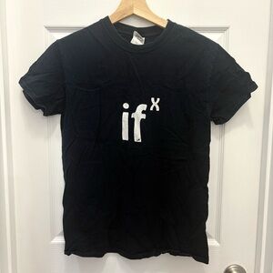 Gildan 100% Cotton Black 'if x' Graphic Tee